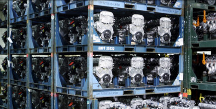 automotive engine assembly