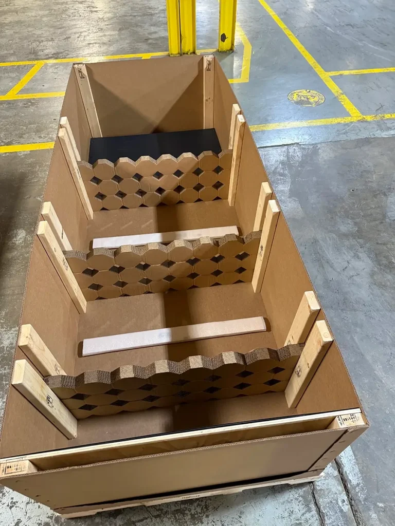 Expendable packaging with inserts