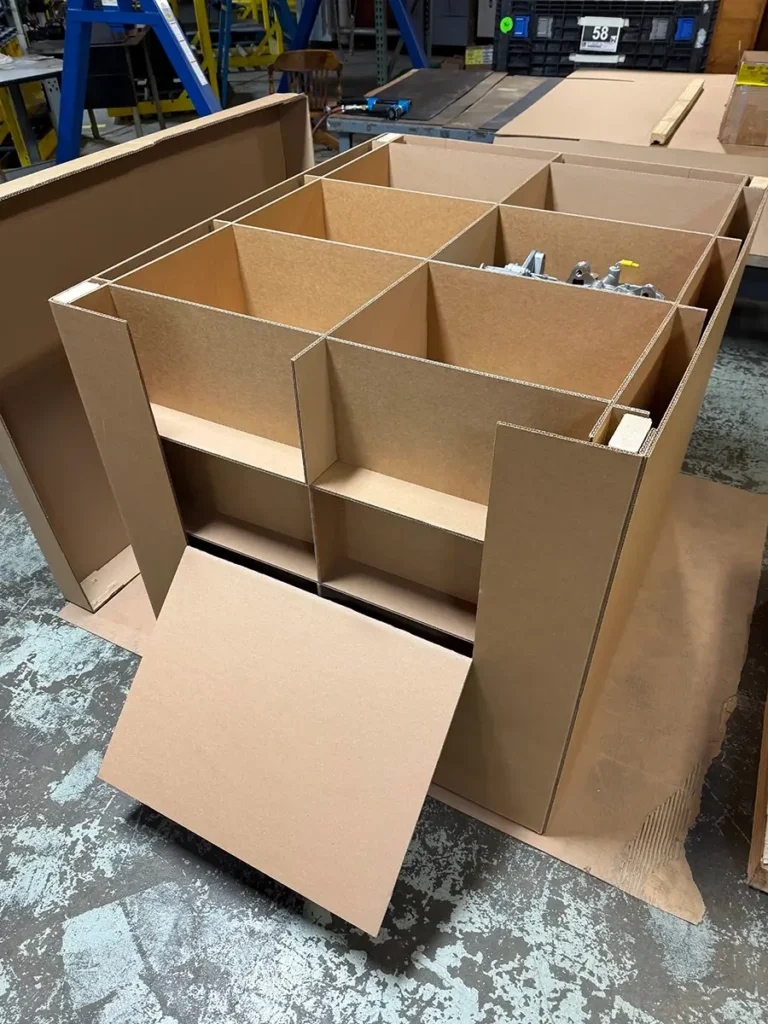 Expendable packaging with inserts